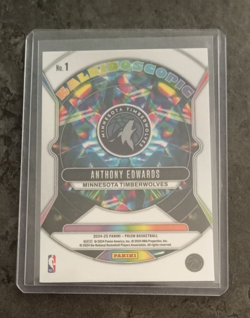 Cartoline: Anthony Edwards Prizm Kaléidoscope NBA card – Nuovo (secondo la descrizione) da Vallorbe venduto da ant_75wx 1