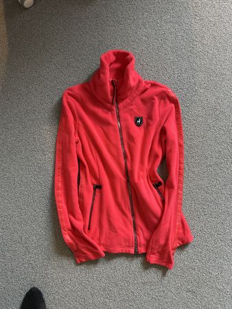 Toni Sailer Fleece Jacke Rot, Gr. 36