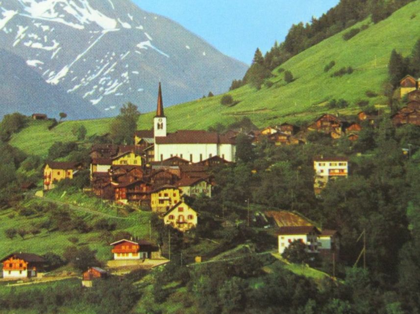 Cartoline postali: ERGISCH OB TURTMANN VS AK – Usato da Ettingen venduto da Hausi4711 1