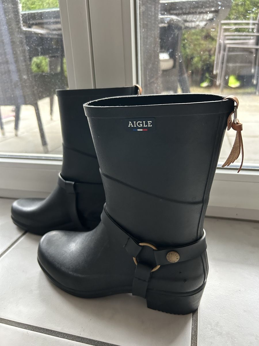Scarpe da donna: Regenstiefel Aigle / Bottes de pluie Aigle – Usato da Malleray venduto da Keimy32 6