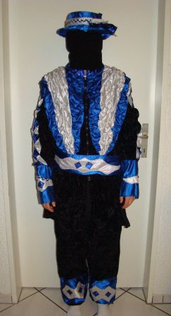Fasnachtskostüm Jacke, Hose und Hut ca. Grösse M