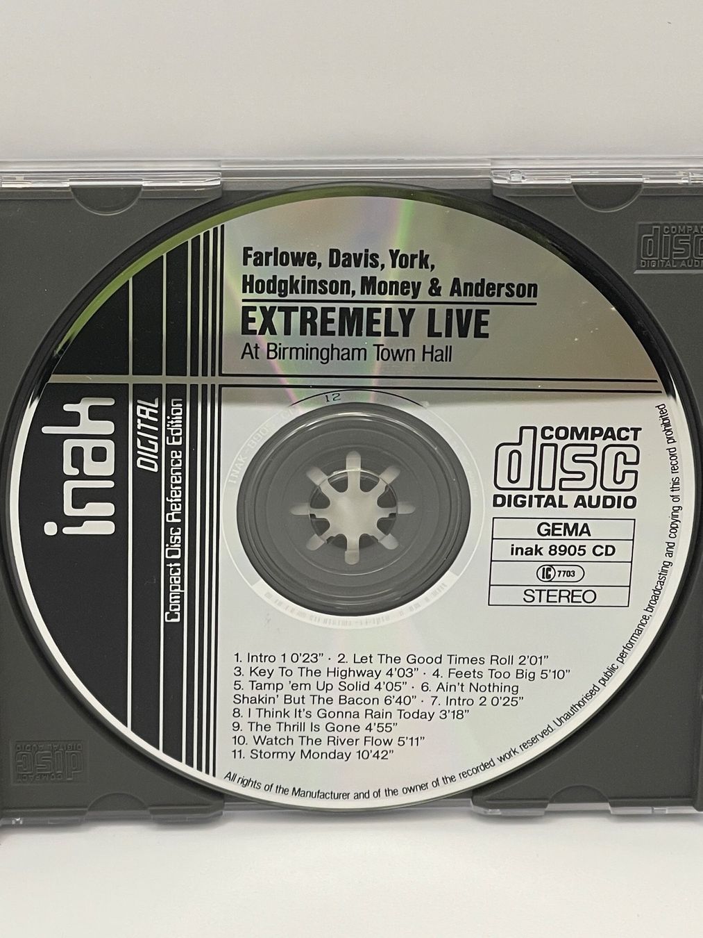 CD: Extremely Live - At Birmingham Town Hall – Usato da Rüti ZH venduto da alumedien 2