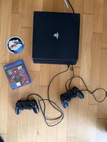 PS4 Pro 1TB mit 2 Controller, Kabel und Spiele 