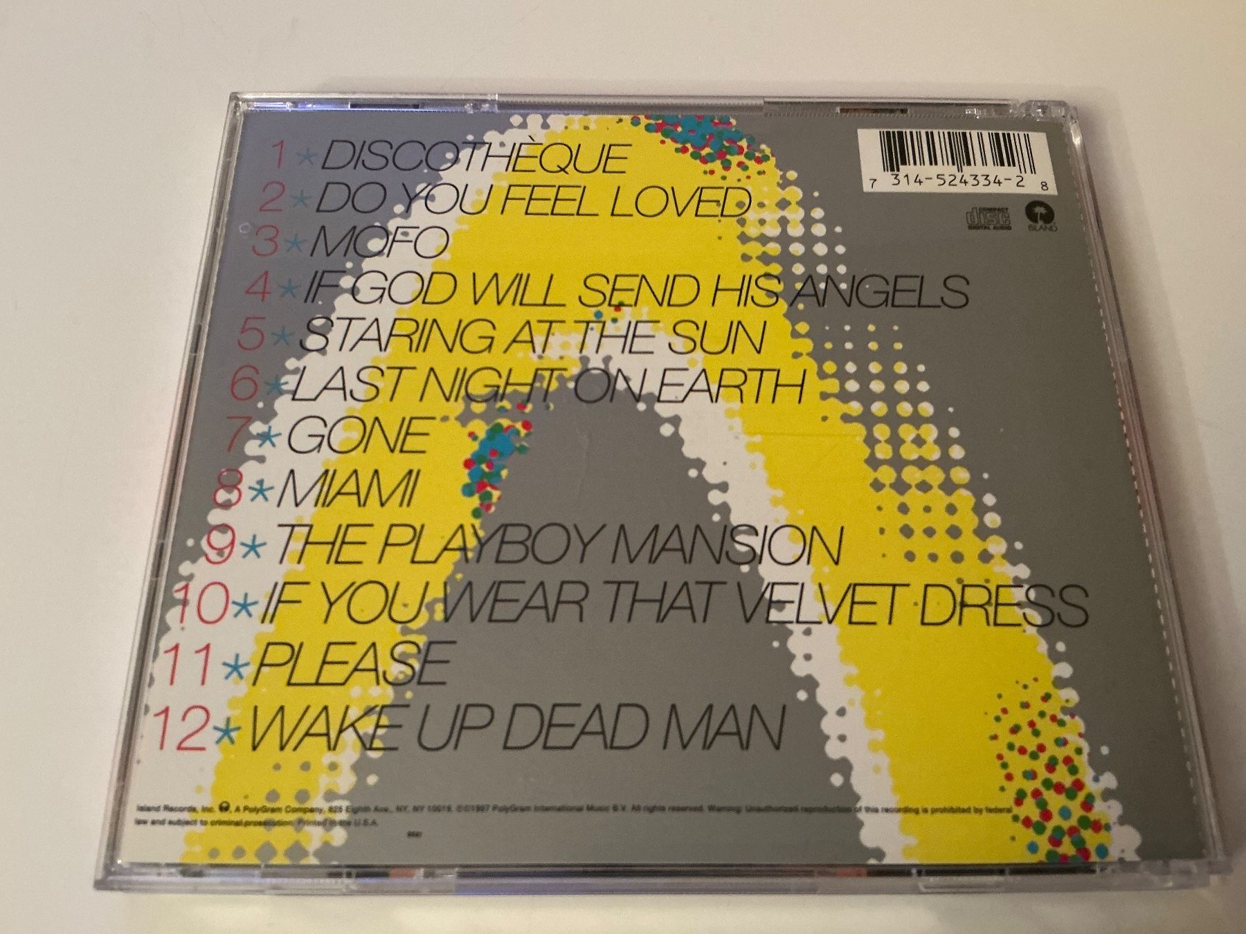 CD: U2 / POP / 1997 – Usato da Dübendorf venduto da Shreck 1