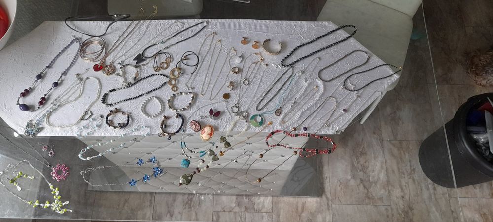 Lot De Bijoux Fantaisie Divers - Multicolore, Métaux Mixtes - Occasion
