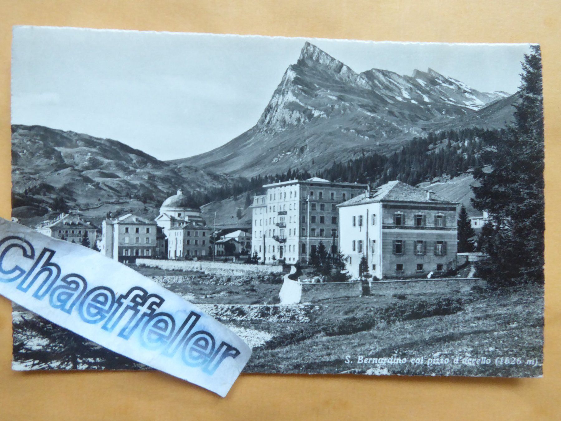 Cartes postales: S. Bernardino col pizzo d'accello – D'occasion à Zürich par Chaeffeler