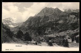 AK Grafenort, Teilansicht mit Gebirge