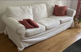 3 er Sofa Weiss 