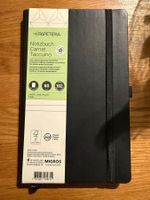Papeteria Notizbuch schwarz liniert neu