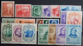 Italien ex. Kat. 613-641 * 1938/1942 Kat. 48 Euro