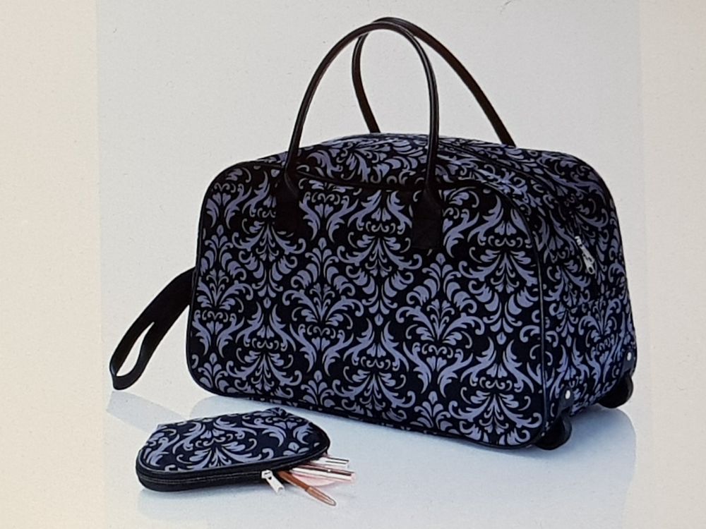 BEAUTYGOODIES Transparente Kosmetiktasche, Large, Schwarz - Aus Veganem Leder & Vinyl - TSA-geprüft, Wasserdicht