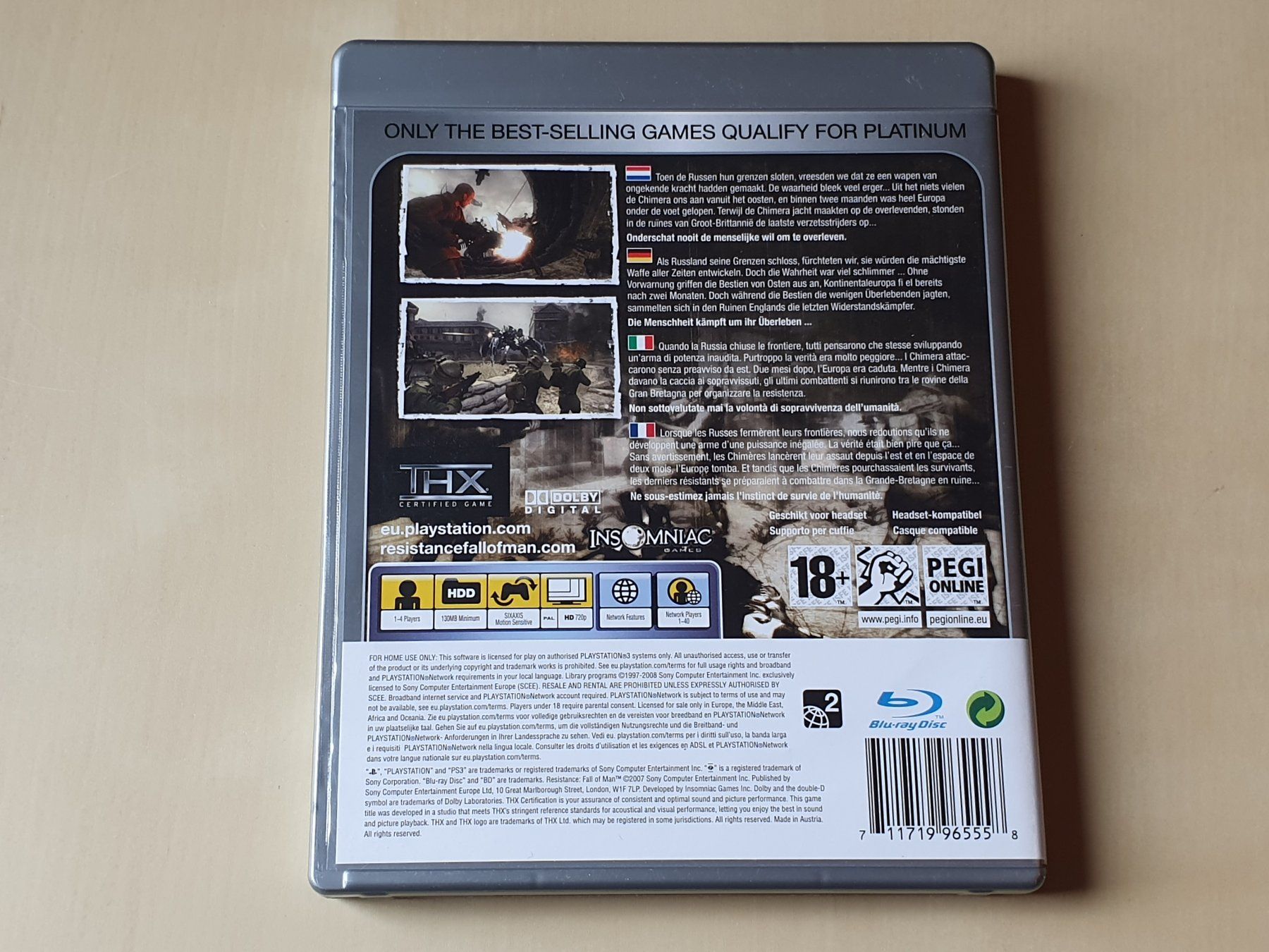 Sony Jeux: Resistance – D'occasion à Stansstad par collectorsshop 1