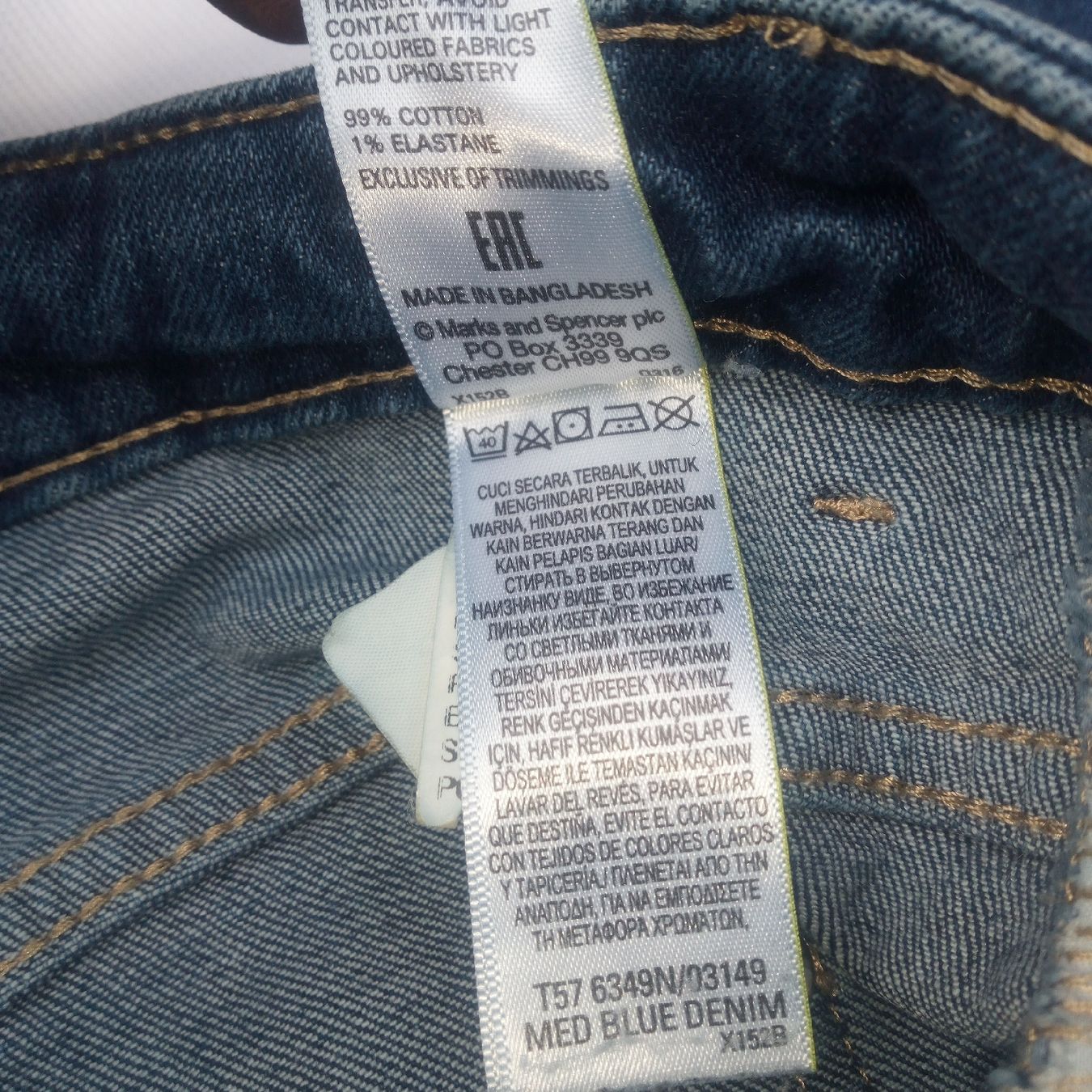 Jeans: M&S Slim Boot Jeans Grösse 44 – Usato da Luzern venduto da toenu23 7