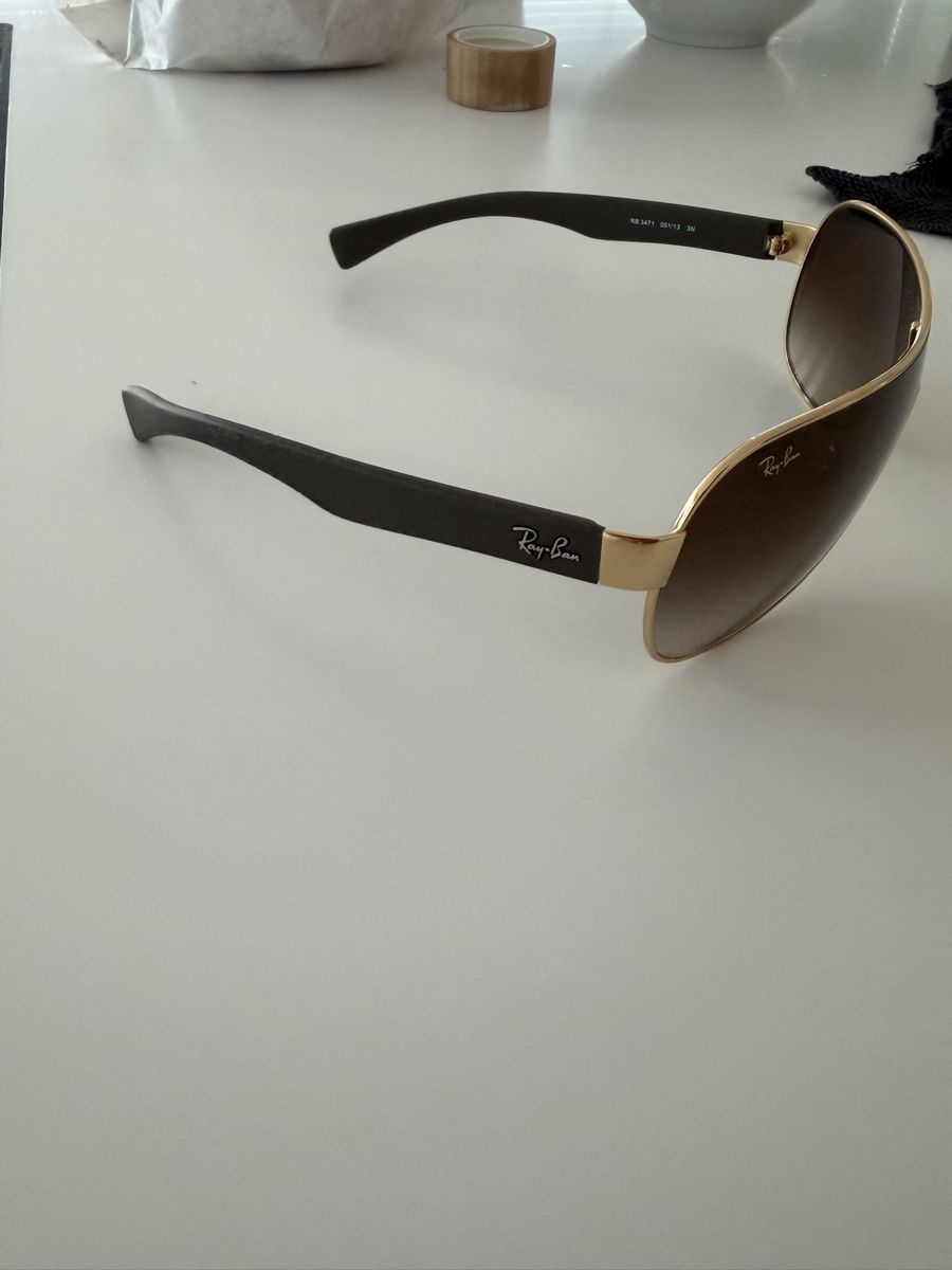 Ray-Ban Occhiali & Lenti: Ray-Ban Sunglasses Brown Gold Used – Usato da Aarau venduto da Schaimo 1