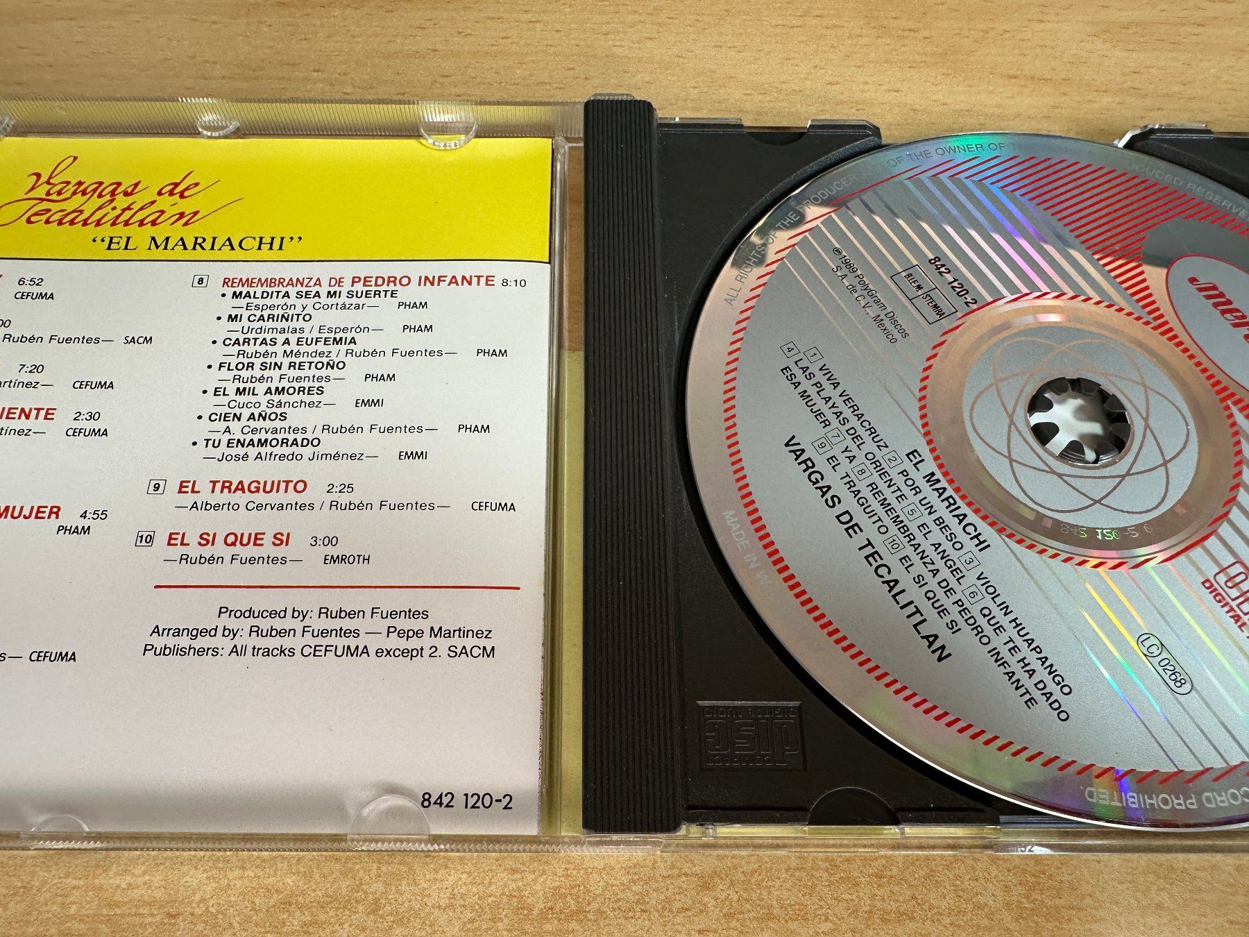 CD: X0 Vargas De Tecalitlan - El Mariachi – Usato da Rikon im Tösstal venduto da Alpenmutz 2