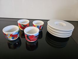4 Espressotassen Francis Francis Ron Arad Set bunt