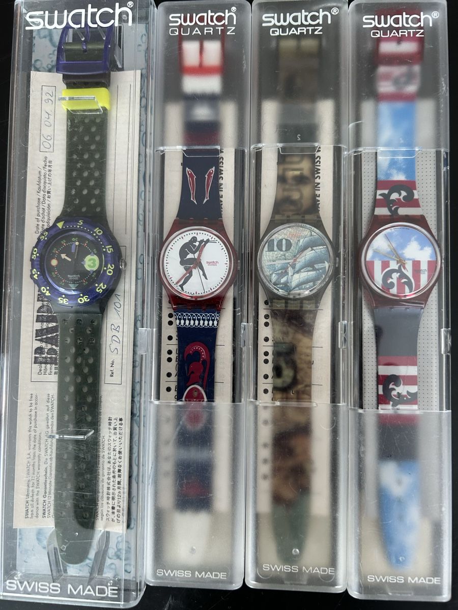 Swatch Montres: 4 SWATCH UHREN 1991 – D'occasion à Zumikon par tuna007 2