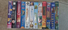 12 VHS Videokassetten