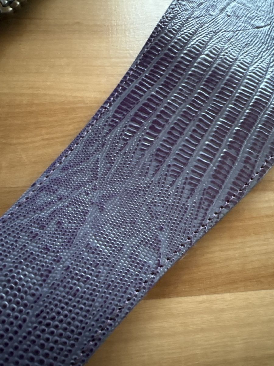 Cinture: Gürtel Violett 80 cm – Usato da Rümlang venduto da SchumBru10 3