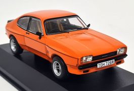 Ford Capri II 3.0 S X-Pack 1975 RHD Signal orange / schwarz