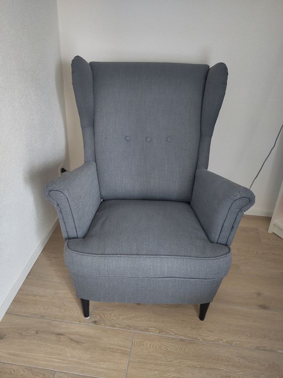 Strandmon IKEA Sessel Grau Kaufen auf Ricardo