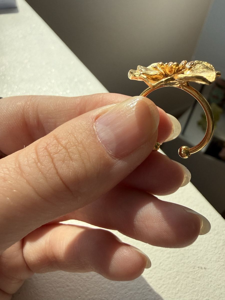 Ringe: Blumen goldener Ring  – Gebraucht aus Bottmingen von Itsclaire 2