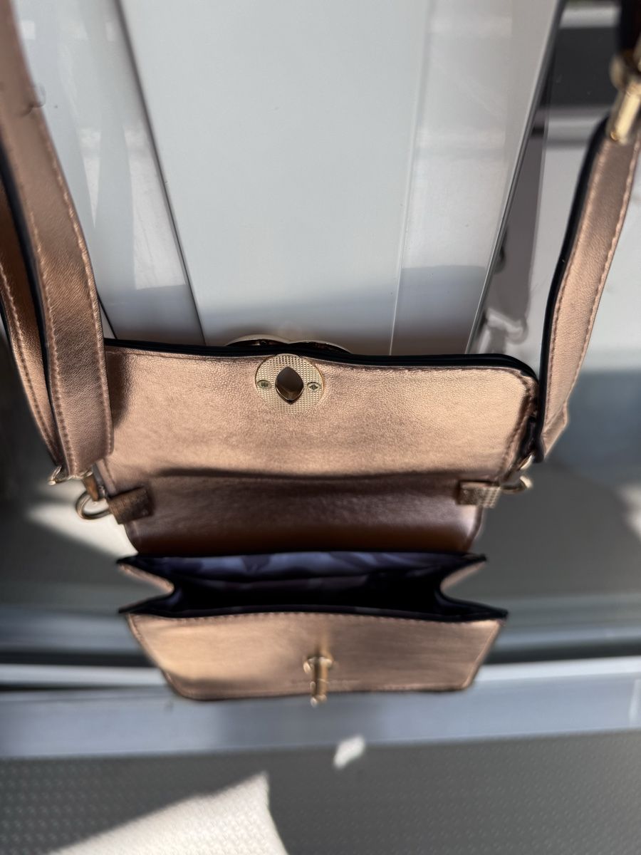 Taschen für Damen: Tasche klein goldig – Gebraucht aus Mühlau von Anna0137 2