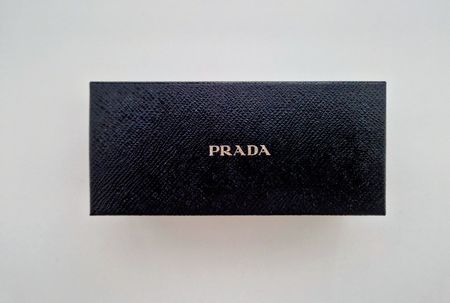 NEU! PRADA Brillenbox/Sonnenbrillen-Etui Schwarz