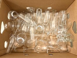 Gläser Wein-Sekt-usw 1 Karton voll