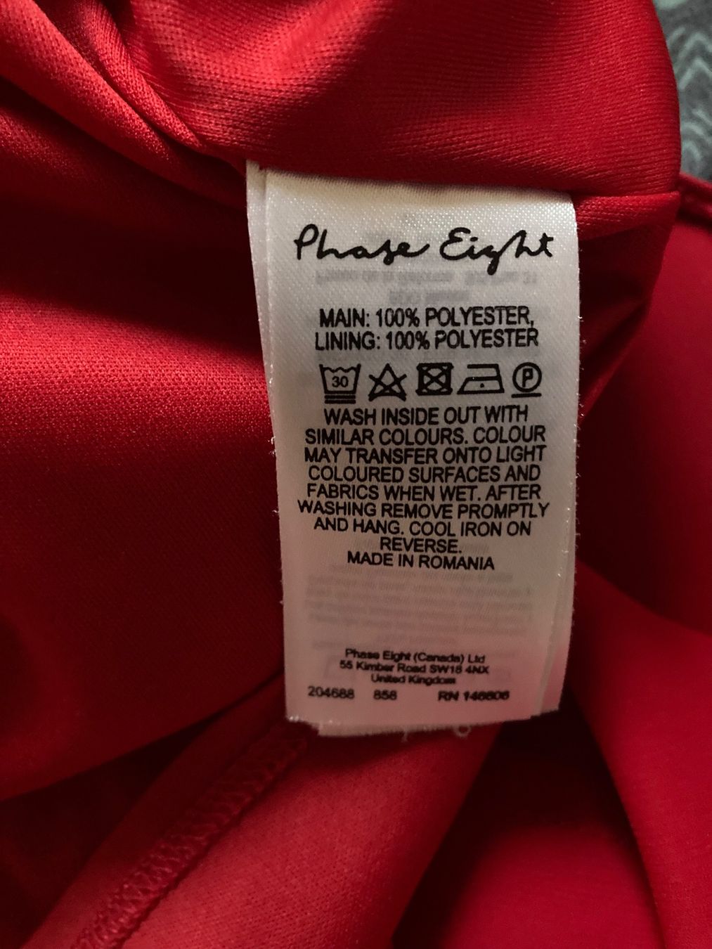 Vestiti: Phase Eight KleidGr. 36 UK 10 rot – Usato da Seewis Dorf venduto da reddragon02 3