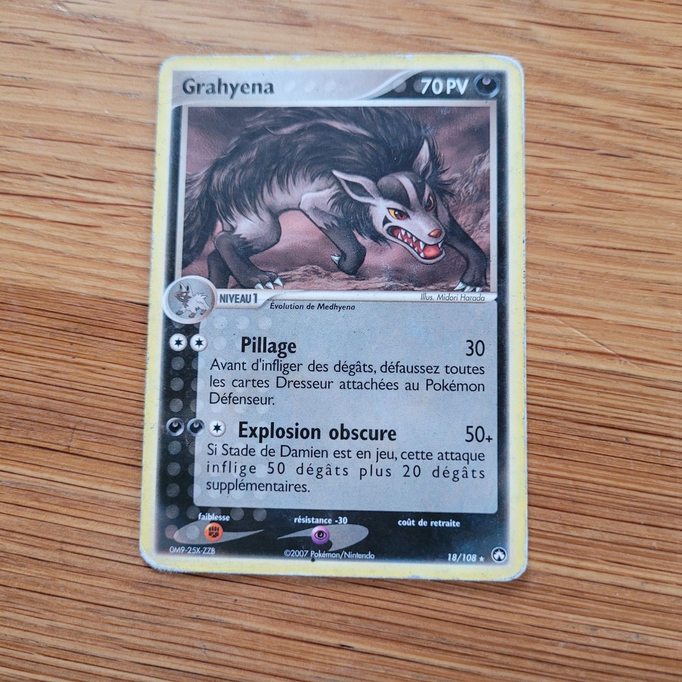 Pokémon Carte collezionabili: Carte Pokémon Grahyena 2007 – Usato da Biel/Bienne venduto da Destockweb