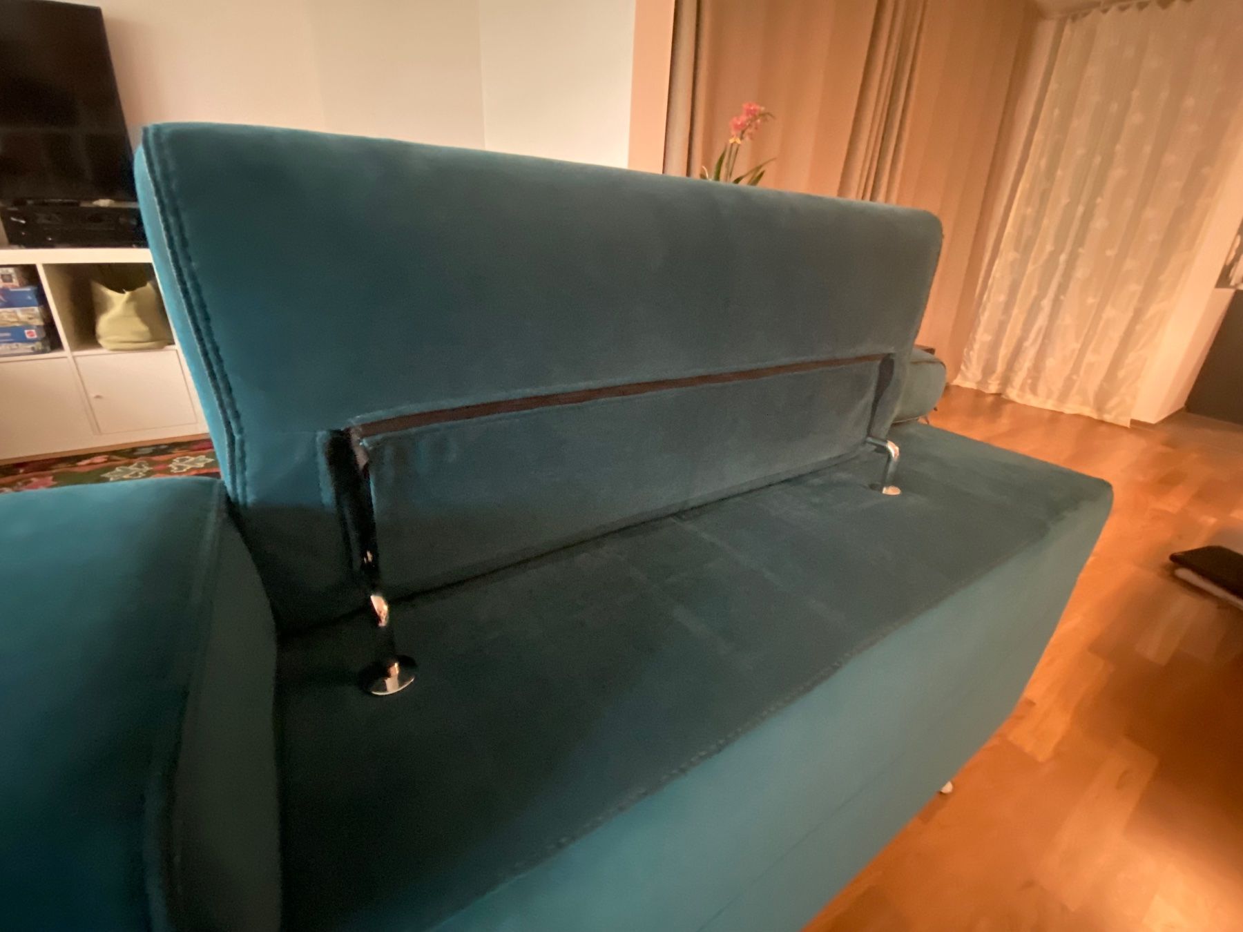 Divani: Ecksofa Stoff Petrol guter Zustand – Usato da Root venduto da andalus01 4