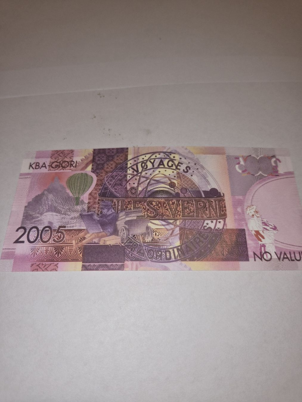 Billets de banque: Billet commémoratif Jules Verne – Neuf (Voir description) à Senèdes par hen_fw8b 1