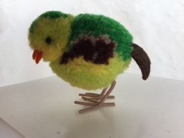 Antiker Steiff Woll Vogel