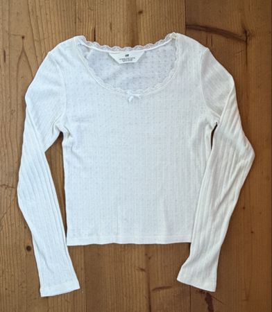 T-shirt manches longues H&M, taille 146/152 (10/12 ans)