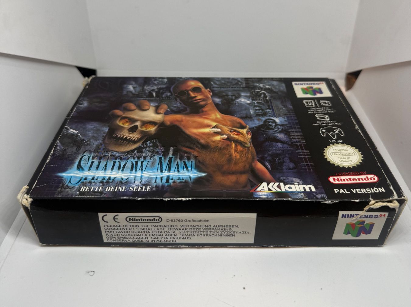 Nintendo Giochi: Shadow Man N64 Nintendo OVP – Usato da Dietlikon venduto da NESFEVER