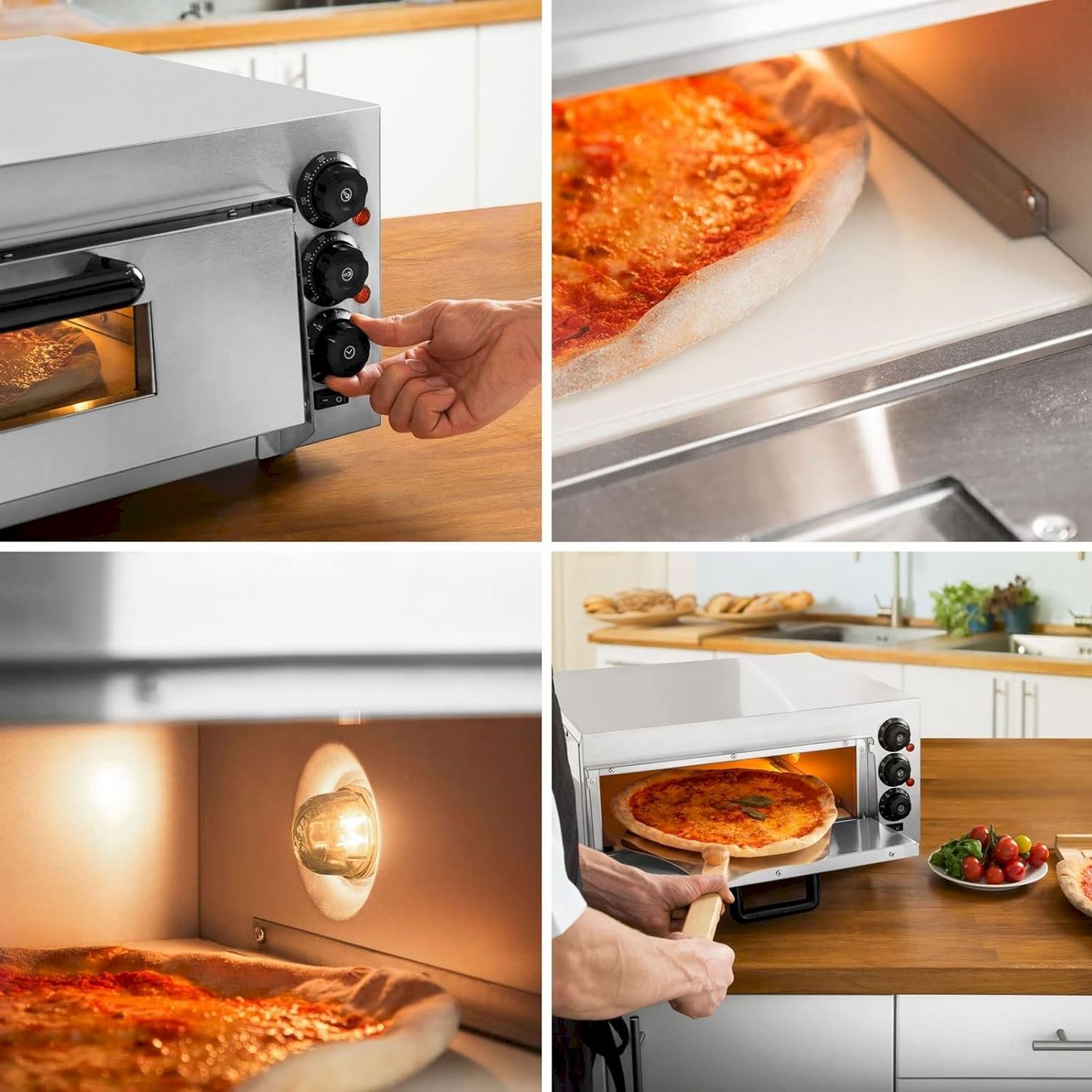 Backöfen: vertes Pizzaofen Einfach 2000 Watt – Neu und originalverpackt aus Bottighofen von zaap 3