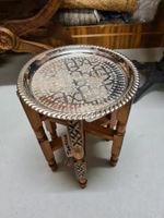 marokkanischer Teetisch silbrig 29cm