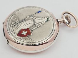 Antike Taschenuhr Silber 800