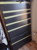 IKEA STÄLL Schuhschrank 3 Fächer schwarz