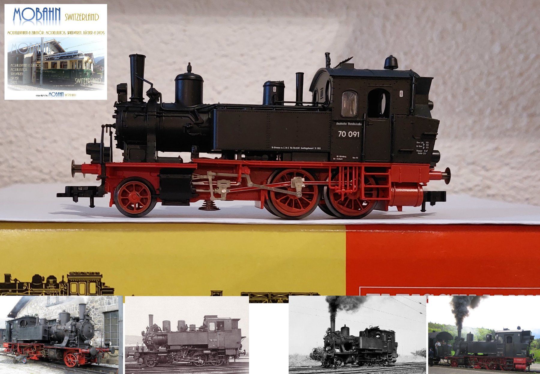 Fleischmann Modelleisenbahnen: Fleischmann 4070 - Tenderlok BR 70.0 der DB mit DSS – Neu (gemäss Beschreibung) aus Rotkreuz von MOBAHN-1zu87 4