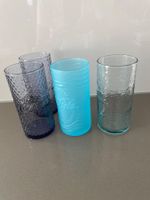 Coca-Cola Gläser Set 4 Stk. blau/tuerkis guter Zustand