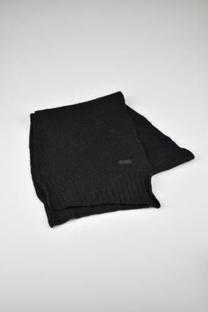 Bogner Schal, schwarz, Wolle mit Alpaka