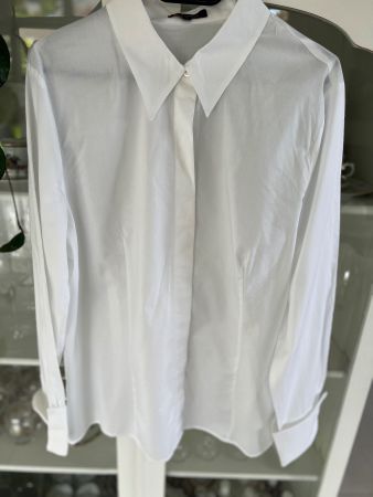 Weisse Bluse von More&More, Grösse 44 – Top Zustand!