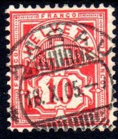 1905 VOLLSTEMPEL AARAU ZIFFERMUSTER 10 RP - DA113