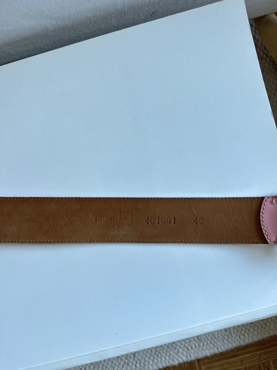 Moschino Cinture: Pink Moschino Belt – Usato da Orvin venduto da mboder 5