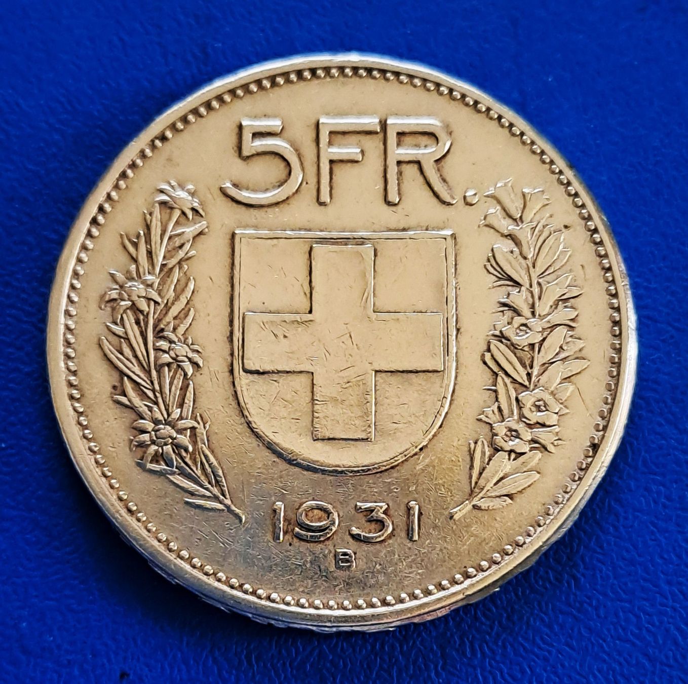 Tutti le monete: 5 Fr. Silber 1931 – Usato da Zürich venduto da archiphil