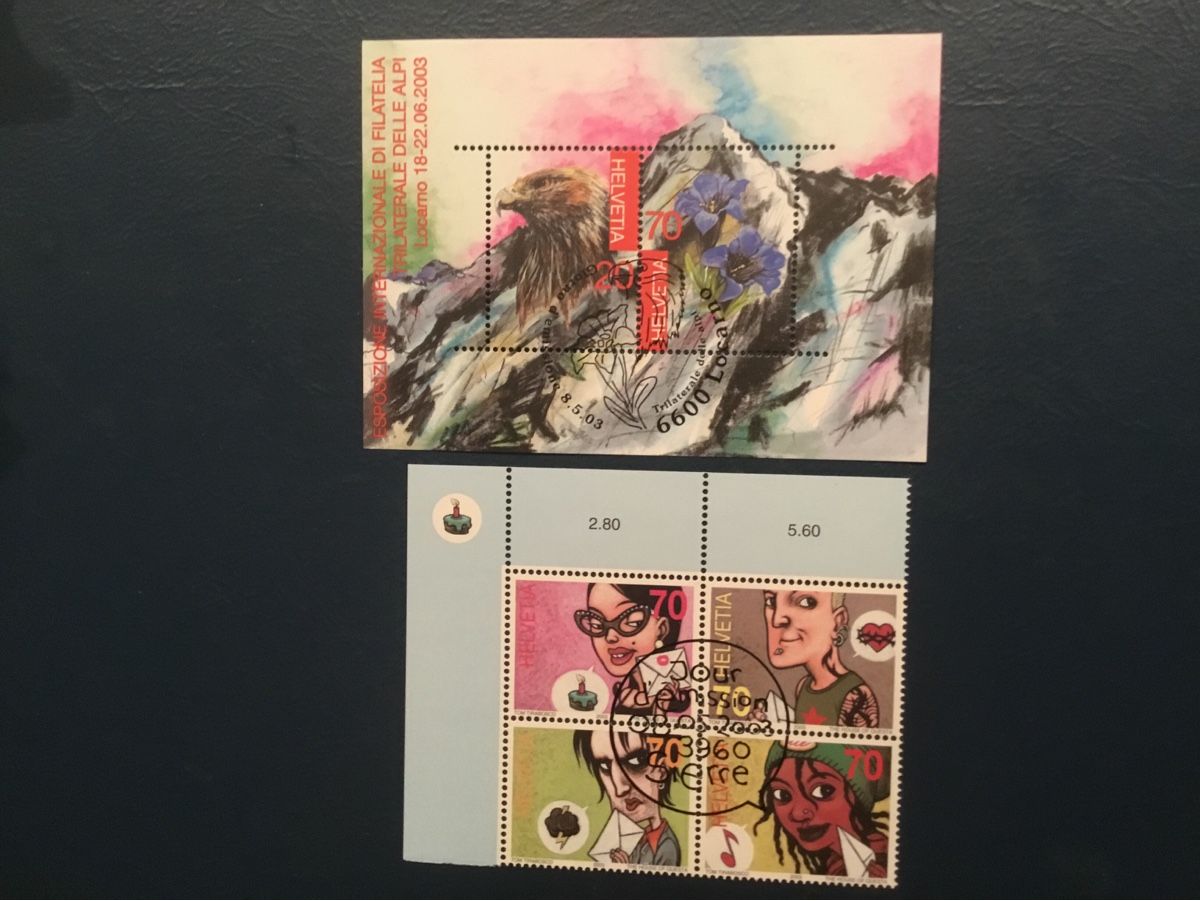 Tous les timbres: 8 CH Blocks ET gestempelt – Neuf (Voir description) à steinach par Haudi5 1