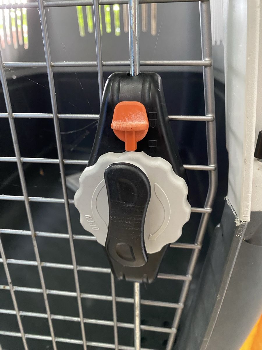 Gabbie, trasporto & Sicurezza: Hundebox Transportbox grau Grösse L  – Usato da Merligen venduto da shalimar64 5