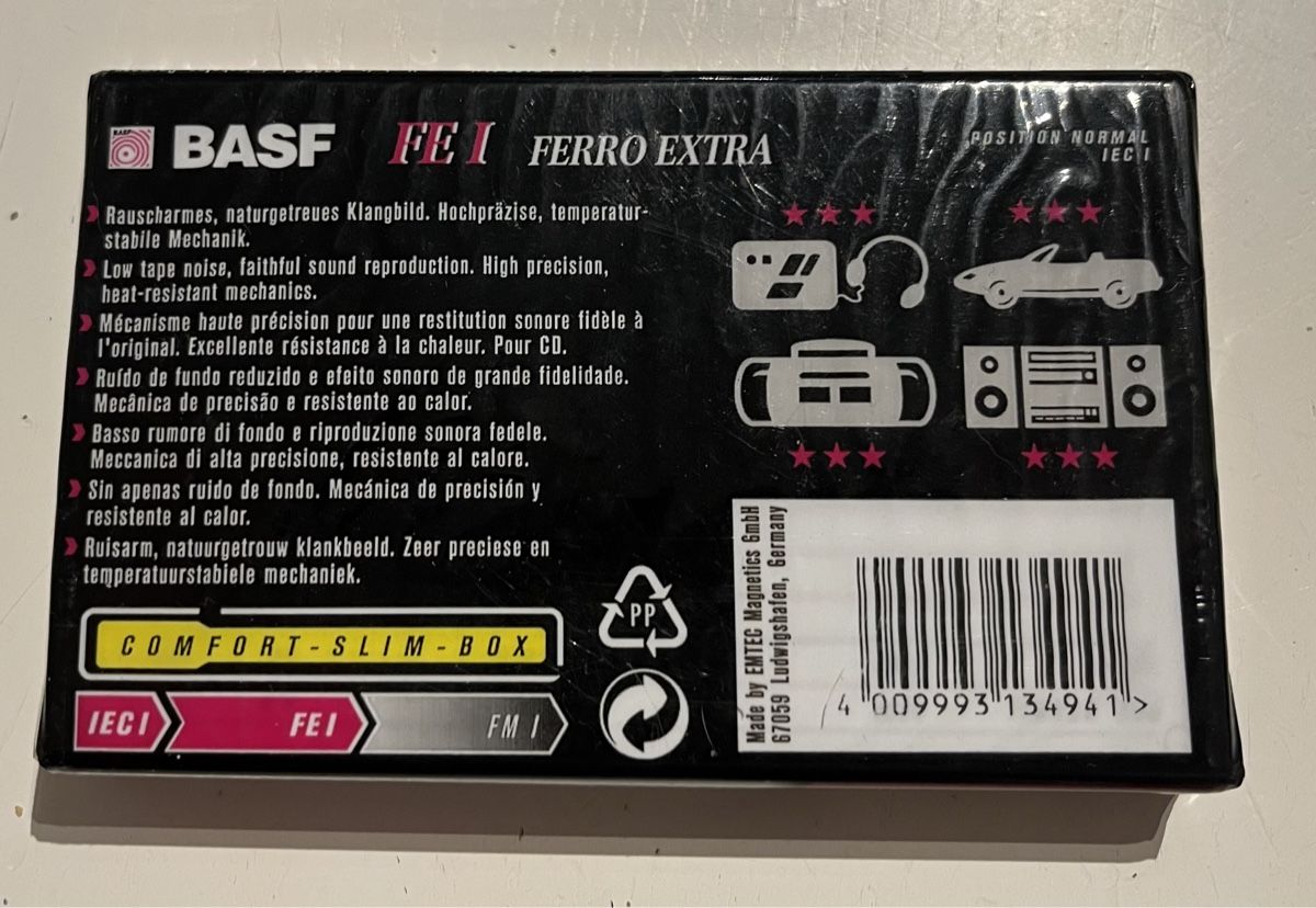 Musicassette: BASF FE I 90 – Nuovo e nell'imballaggio originale da Cadenazzo venduto da nick995 1